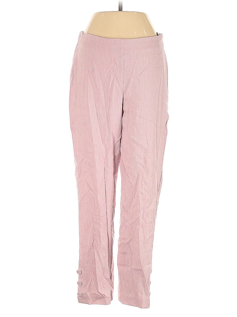 Pre-owned Jjill Linen Pants In Pink