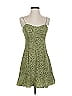 Zara 100% Polyester Animal Print Green Cocktail Dress Size S - photo 1