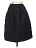 Zara 100% Cotton Solid Black Formal Skirt Size 2 - photo 1