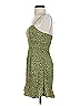 Zara 100% Polyester Animal Print Green Cocktail Dress Size S - photo 5