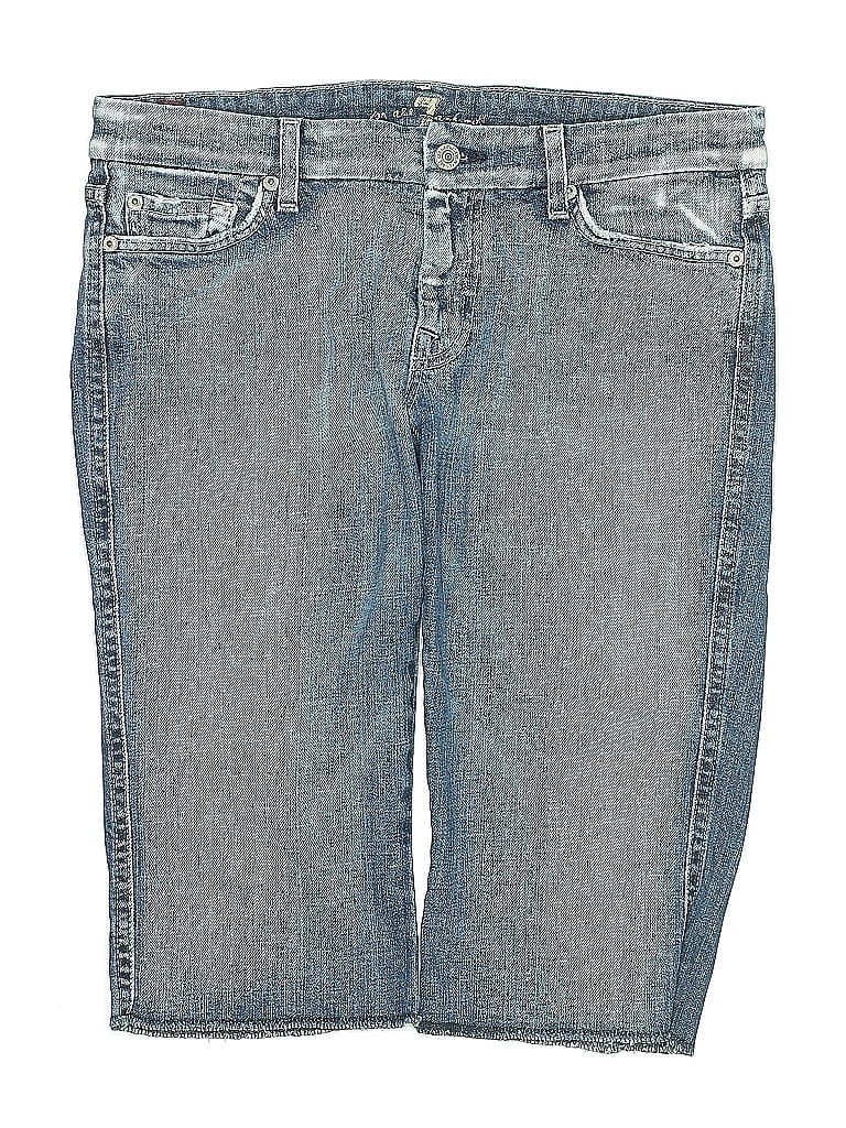 Pre-owned 7 For All Mankind Jeans In Blue