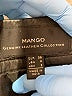 Mango 100% Leather Black Leather Skirt Size 4 - photo 3