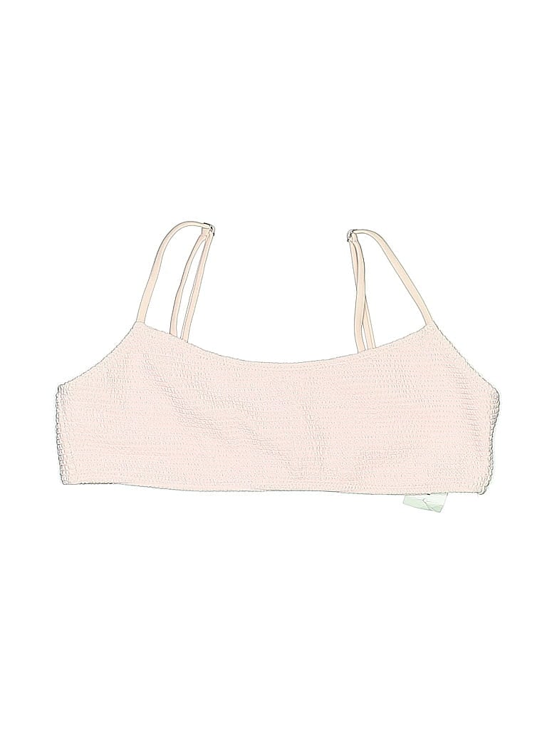 La Hearts Swimsuit Top Ivory Swimwear In White