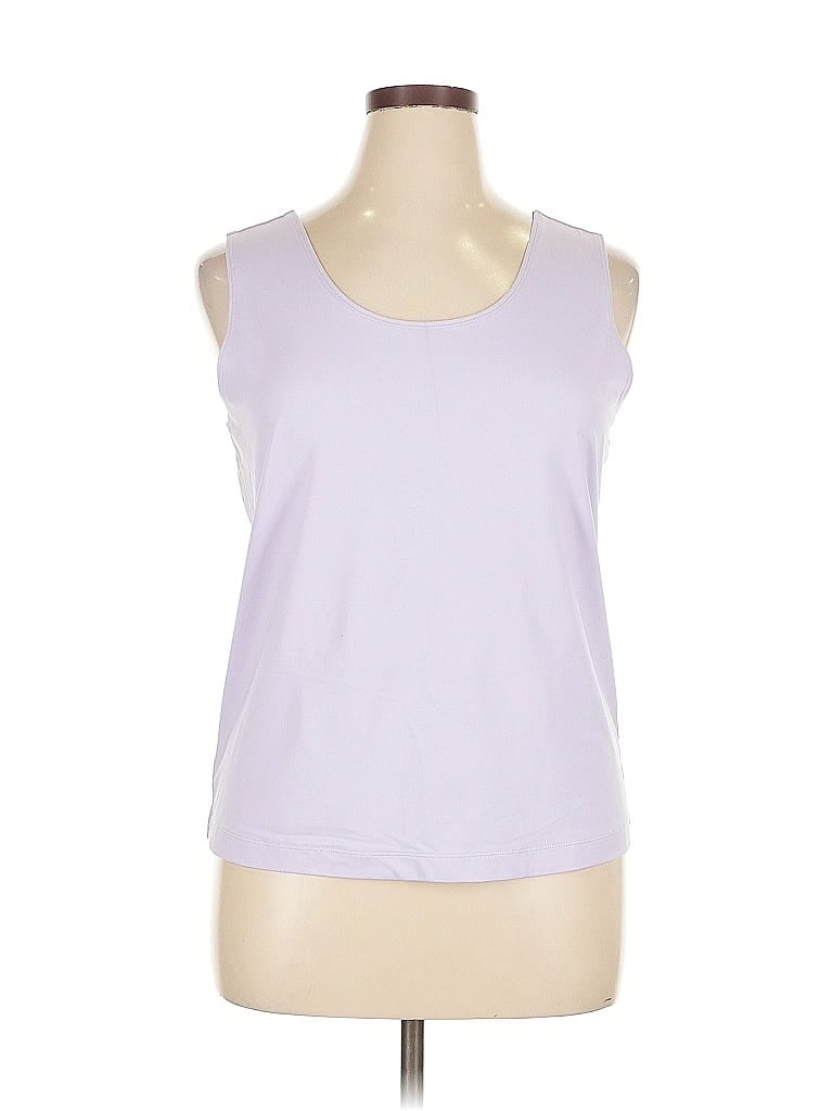Pre-owned Chico's Sleeveless T-shirt In Purple