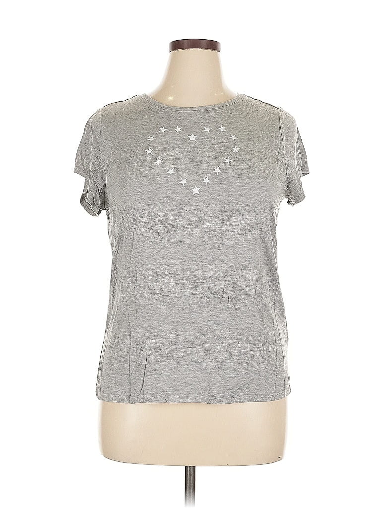 Pre-owned Assorted Brands Short Sleeve T-shirt In Gray