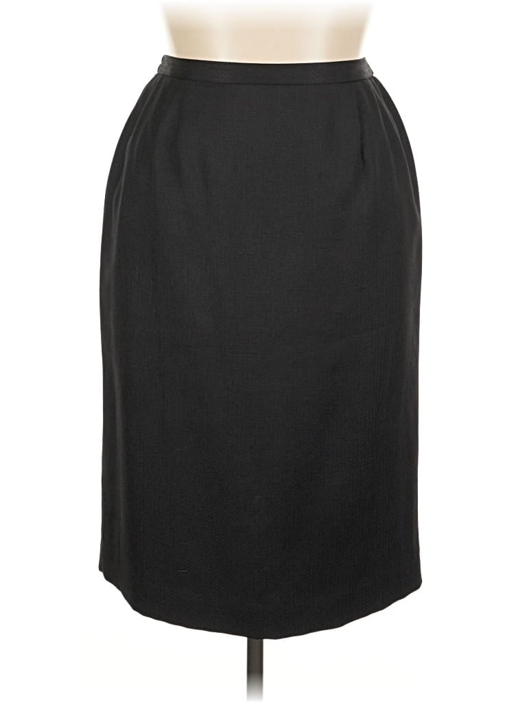 Pre-owned Jcpenney Formal Skirt In Black