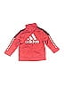 Adidas 100% Polyester Red Track Jacket 12-18 MO / 18 MO - photo 1