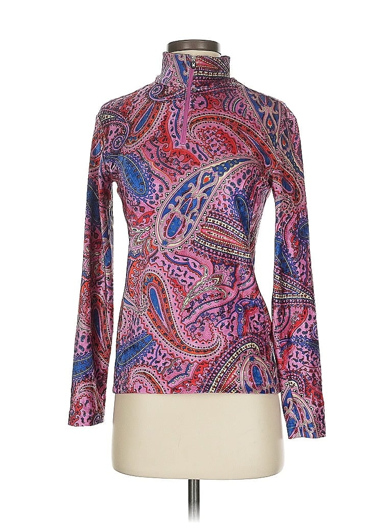 Pre-owned Spyder Turtleneck Sweater In Purple