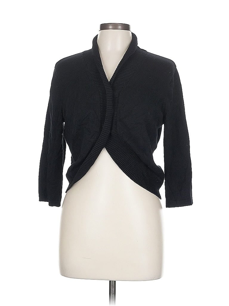 Pre-owned Belle Poque Cardigan Sweater In Black