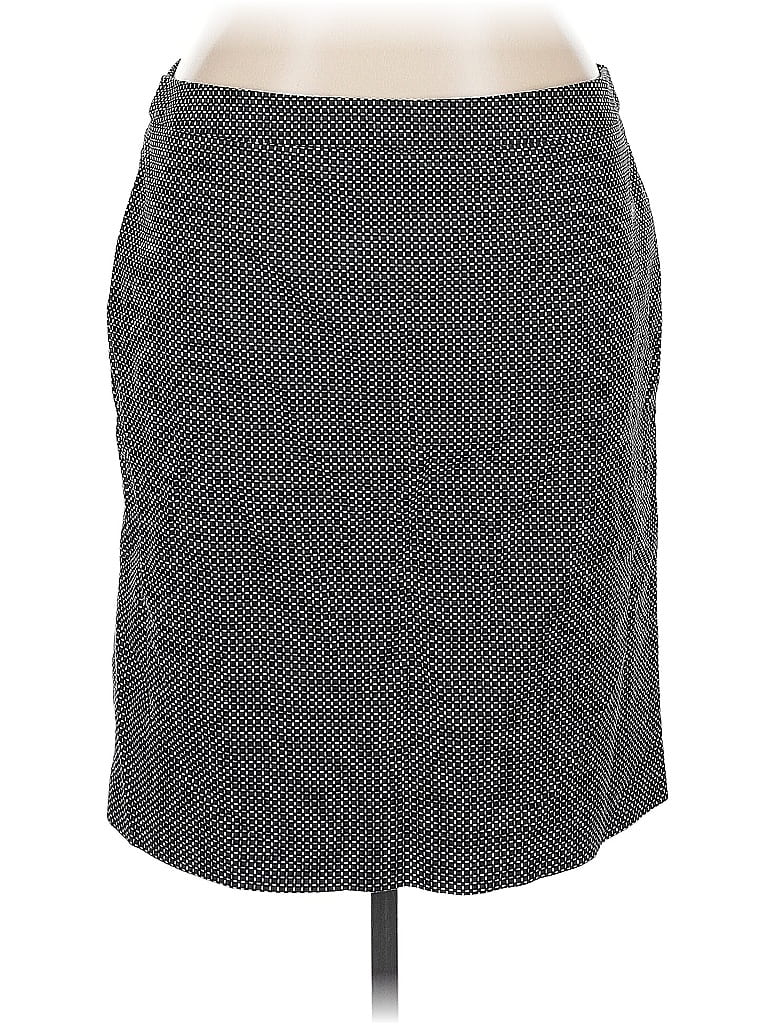 Pre-owned Liz Claiborne Career Casual Skirt In Gray
