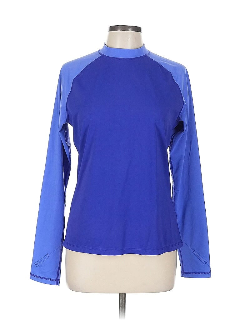 Pre-owned Mountain Warehouse Long Sleeve T-shirt In Blue