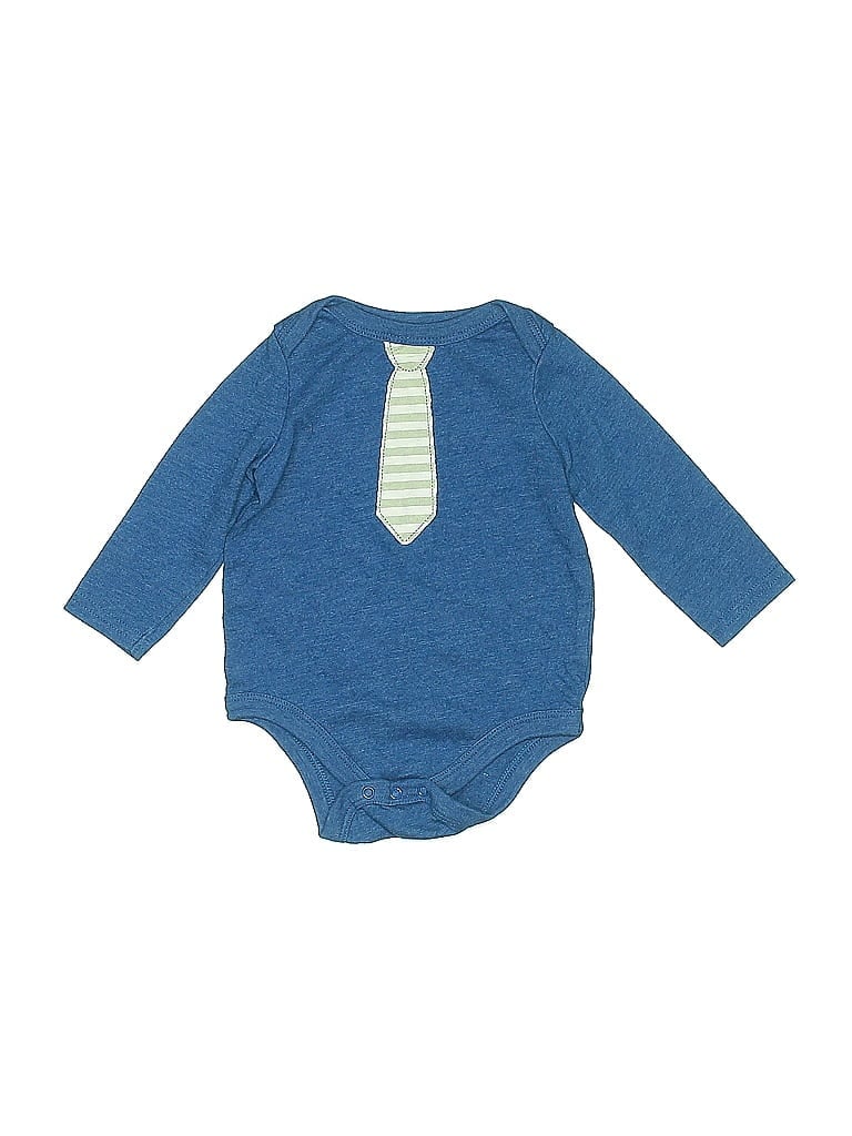 Pre-owned Circo Babies' Long Sleeve Onesie In Blue