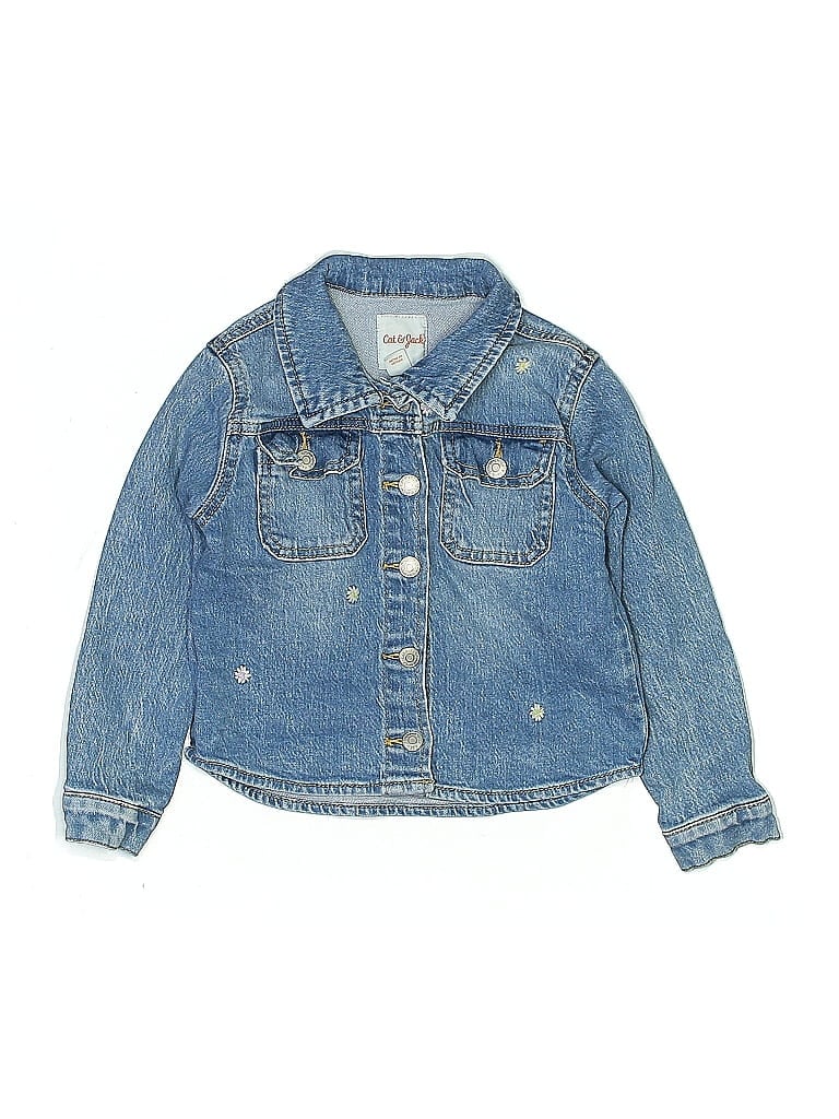 Click to view more detailed imagery on our partner's website Pre-owned Cat & Jack Kids' Denim Jacket In Blue