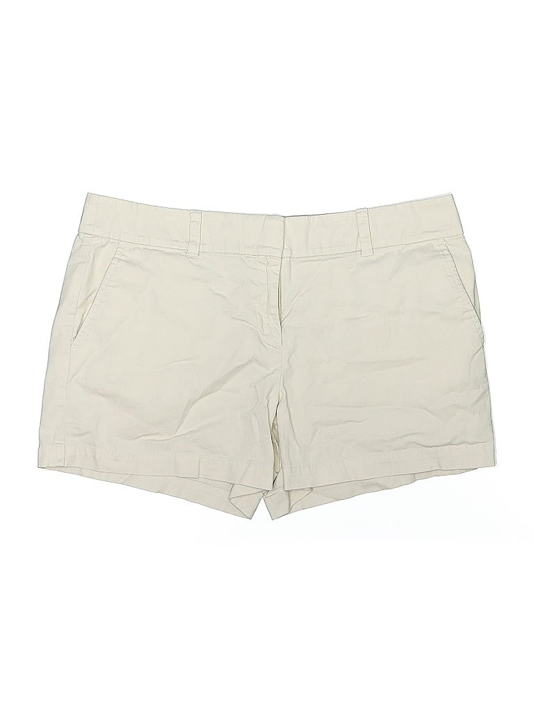 Pre-owned Ann Taylor Loft Outlet Khaki Shorts In White