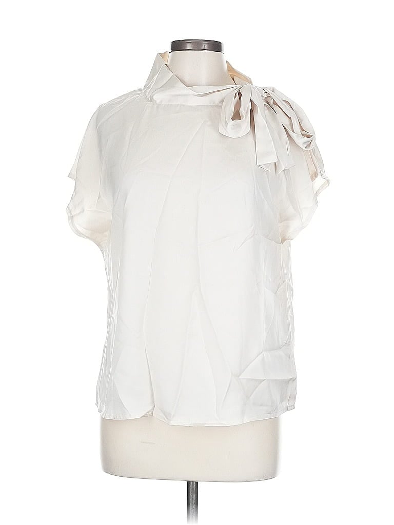Pre-owned Shein Sleeveless Blouse In White