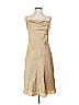 Celebrate DB Studio 100% Polyester Solid Tan Cocktail Dress Size S - photo 1