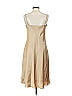 Celebrate DB Studio 100% Polyester Solid Tan Cocktail Dress Size S - photo 2