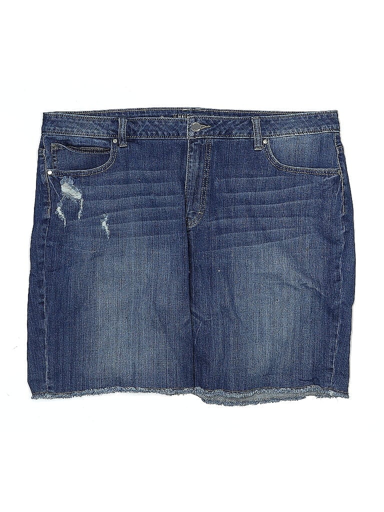Click to view more detailed imagery on our partner's website Pre-owned Jennifer Lopez Denim Shorts In Blue