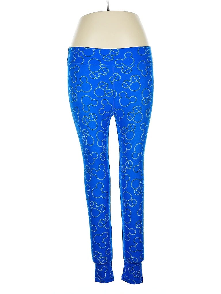 Pre-owned Lularoe Leggings In Blue