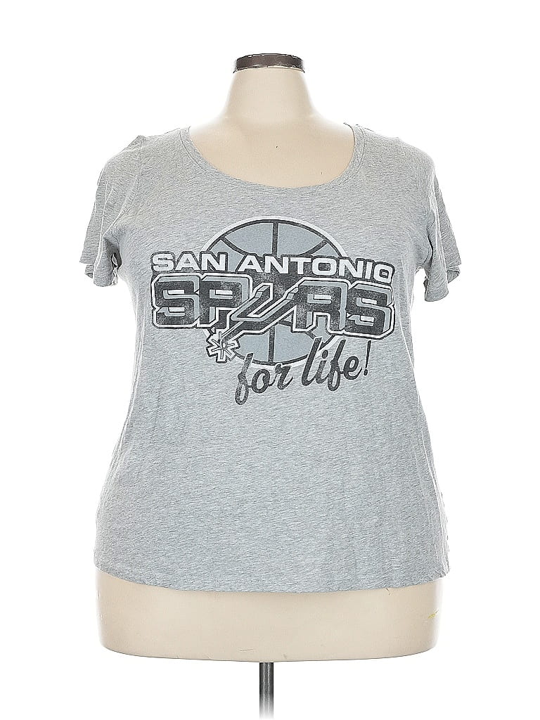 Click to view more detailed imagery on our partner's website Pre-owned Nba Short Sleeve T-shirt In Gray