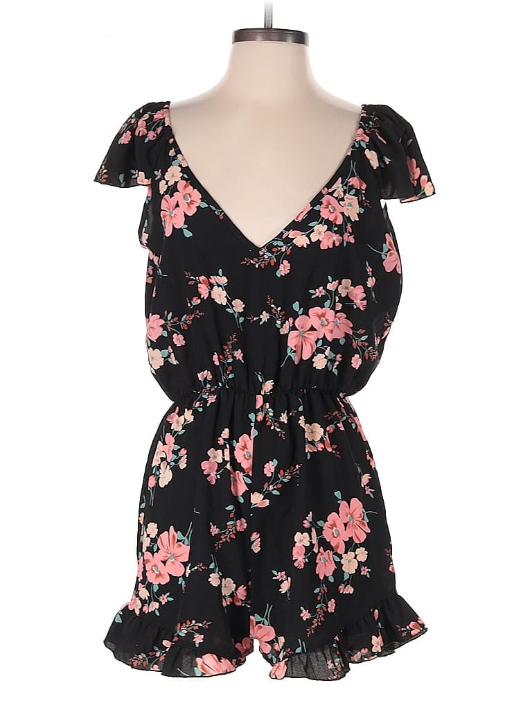 Pre-owned Pins And Needles Romper In Black