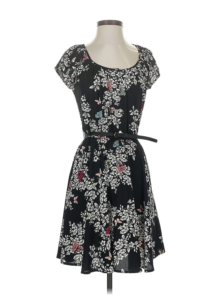 Pre-owned Lc Lauren Conrad Casual Dress In Black