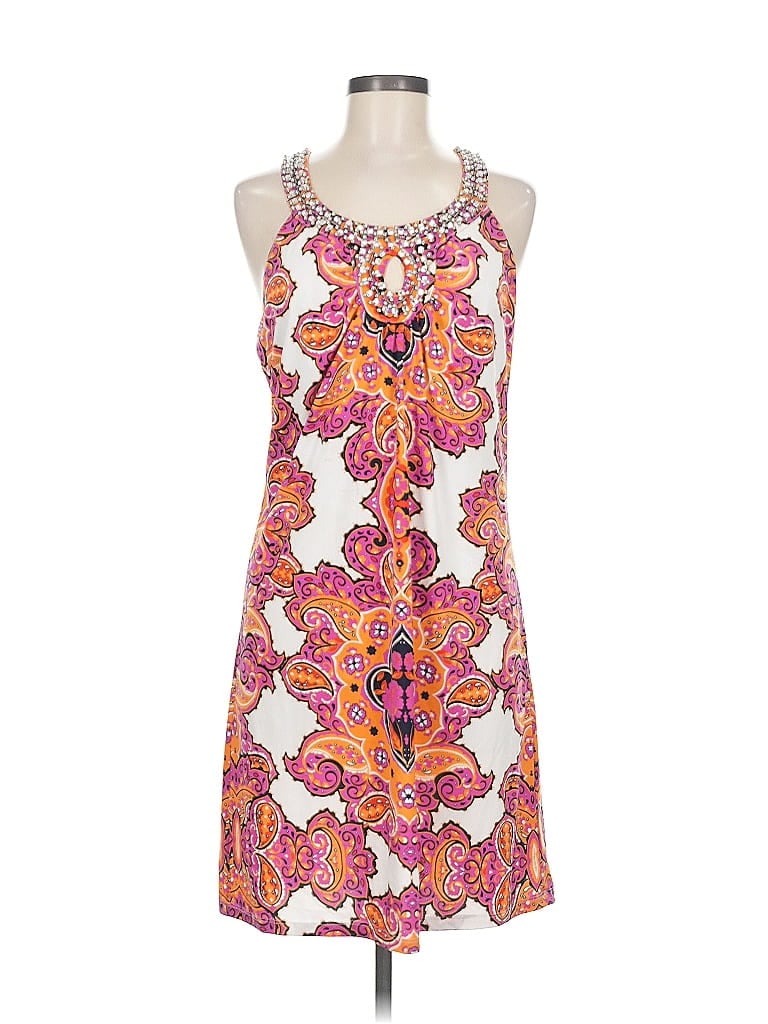 Pre-owned Inc International Concepts Casual Dress In Orange