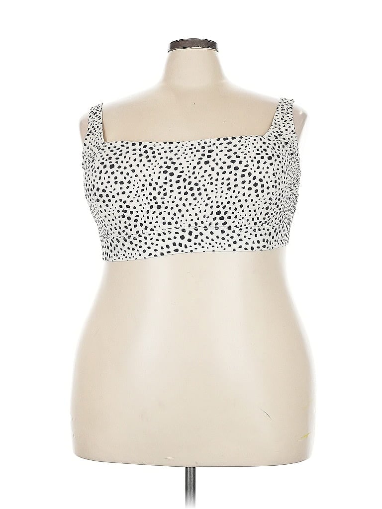 Pre-owned Kona Sol Tube Top Ivory Strapless Neckline Tops In White