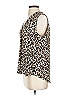 Vince Camuto 100% Polyester Animal Print Ivory Sleeveless Blouse Size S - photo 5