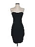Bebe Solid Black Cocktail Dress Size S - photo 1