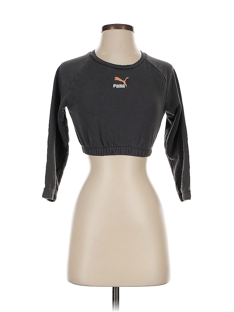 Click to view more detailed imagery on our partner's website Pre-owned Puma Cardigan Sweater In Gray