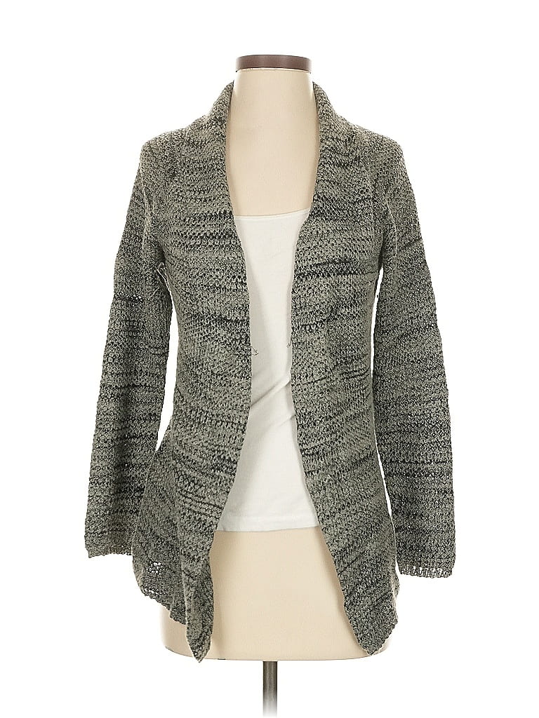 Pre-owned Nic + Zoe Cardigan Sweater In Gray