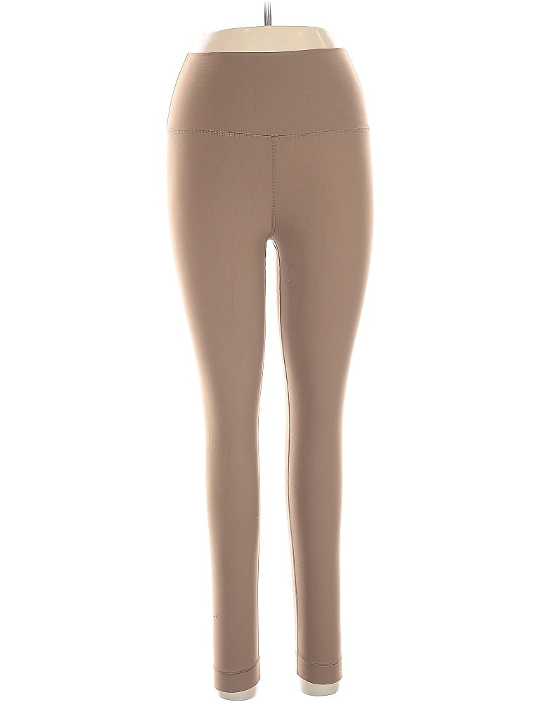 Pre-owned Set Active Leggings In Brown