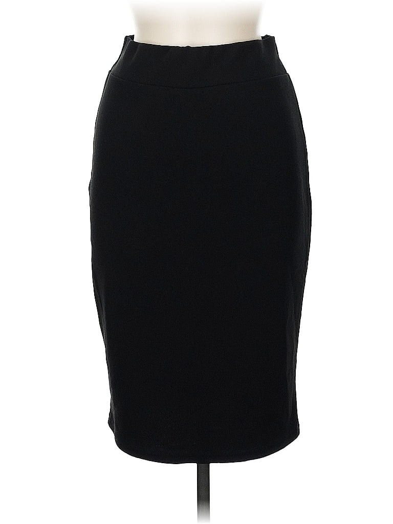 Pre-owned Unbranded Formal Skirt In Black