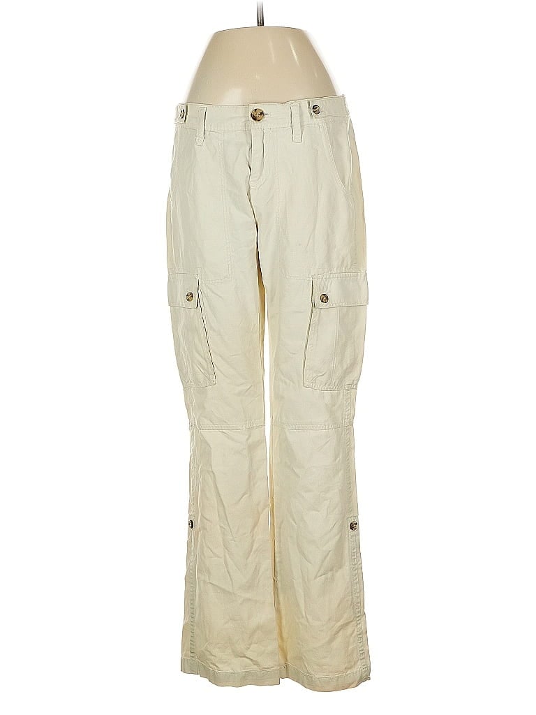 Pre-owned Banana Republic Cargo Pants In White