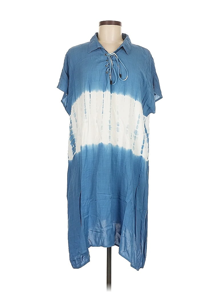 Pre-owned Easel Casual Dress In Blue