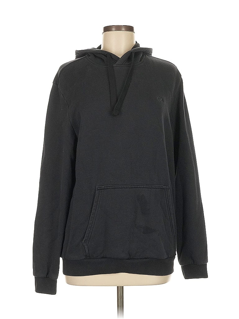 Pre-owned Calvin Klein Pullover Hoodie In Black