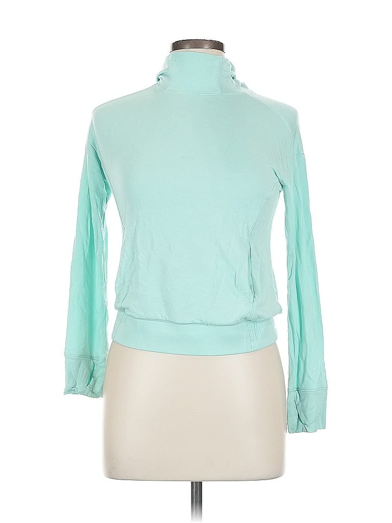 Pre-owned All In Motion Turtleneck Sweater In Teal
