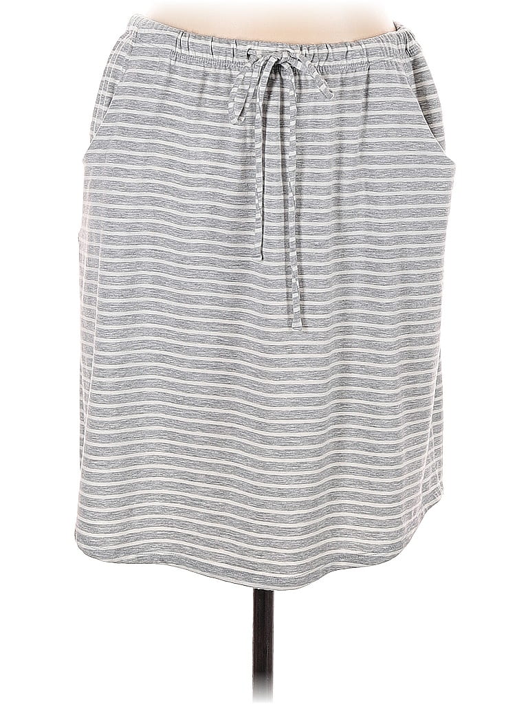 Pre-owned Sonoma Life + Style Casual Skirt In Gray