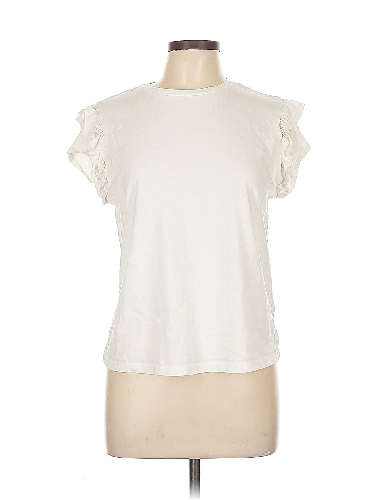 A NEW DAY Pre-owned Short Sleeve T-shirt In White