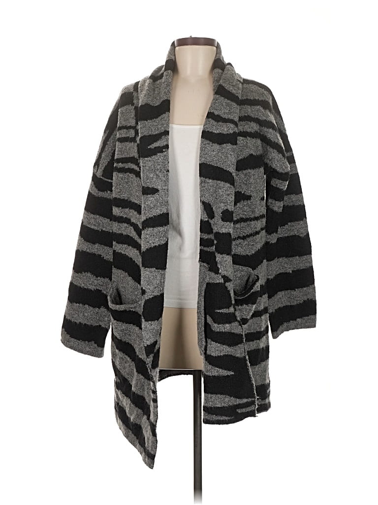 Pre-owned Unbranded Cardigan Sweater In Gray