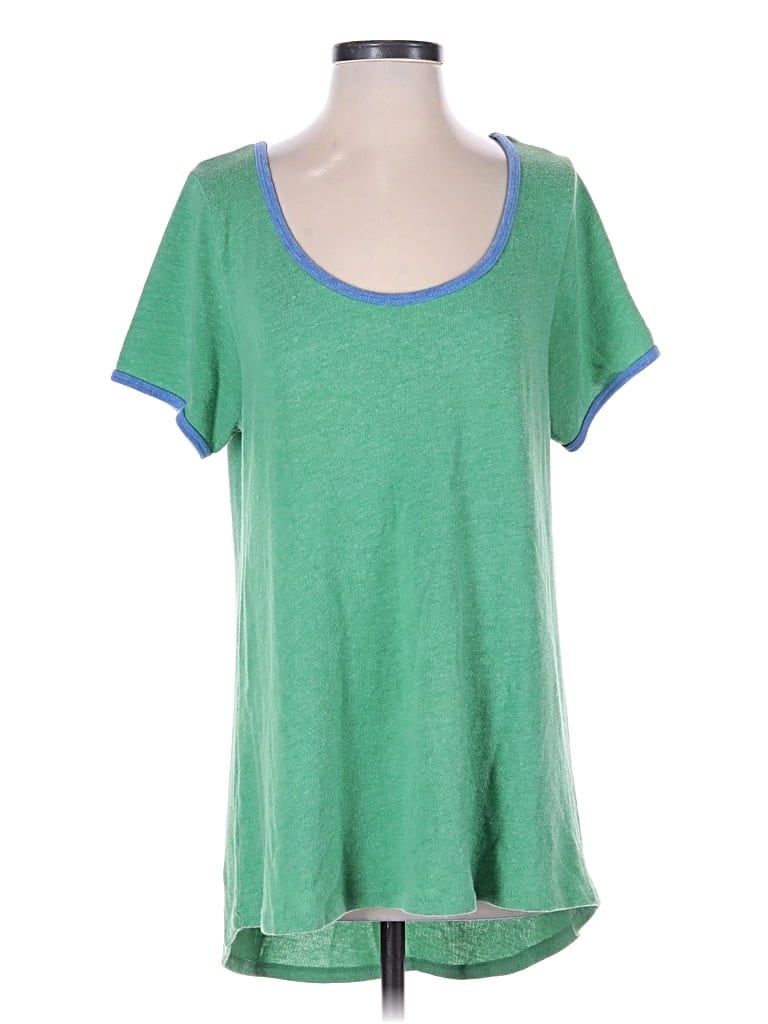 Pre-owned Lularoe Short Sleeve T-shirt In Green