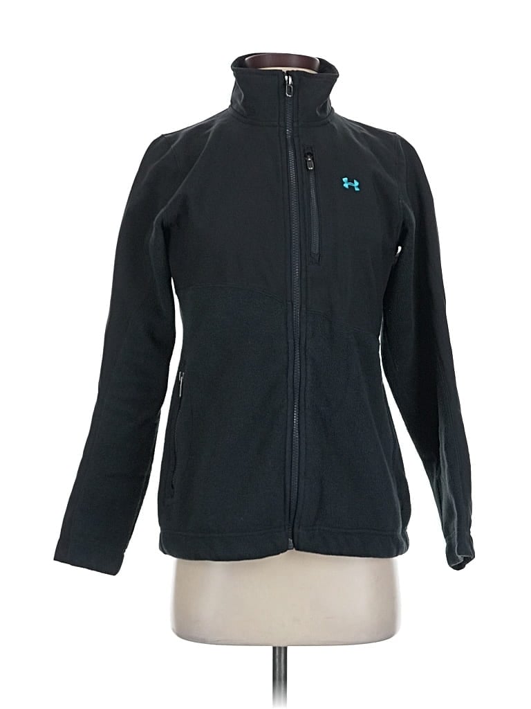 Pre-owned Under Armour Fleece Jacket In Black