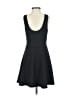 Topshop Solid Black Casual Dress Size 2 - photo 2