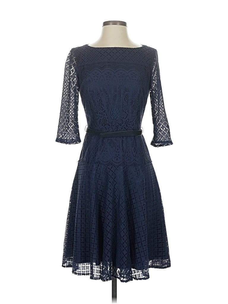 Pre-owned Tahari By Asl Cocktail Dress In Blue