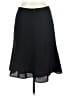Ann Taylor LOFT 100% Polyester Solid Black Formal Skirt Size 12 - photo 2