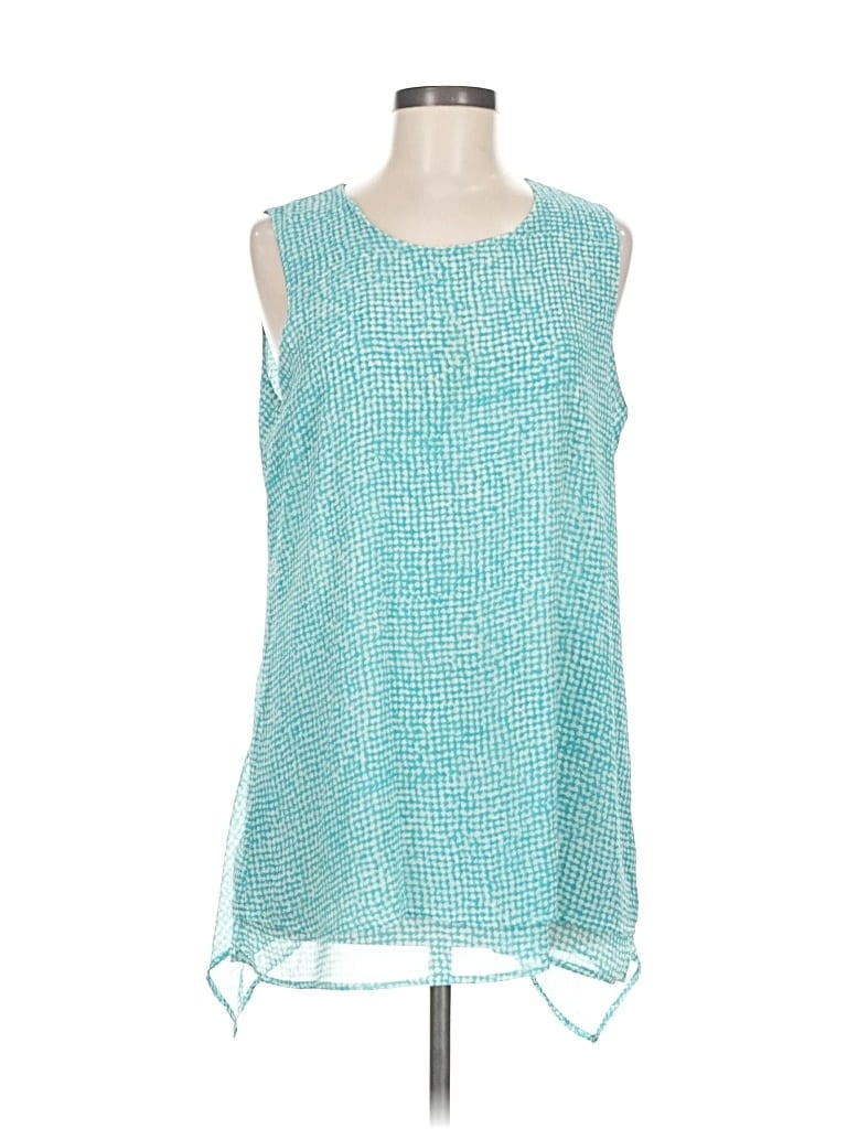 Pre-owned Fever Sleeveless Blouse In Blue