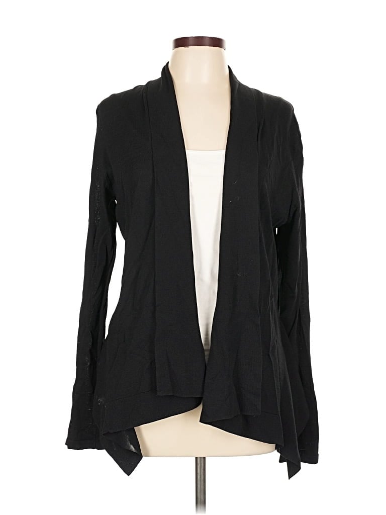 Pre-owned Calvin Klein Cardigan Sweater In Black