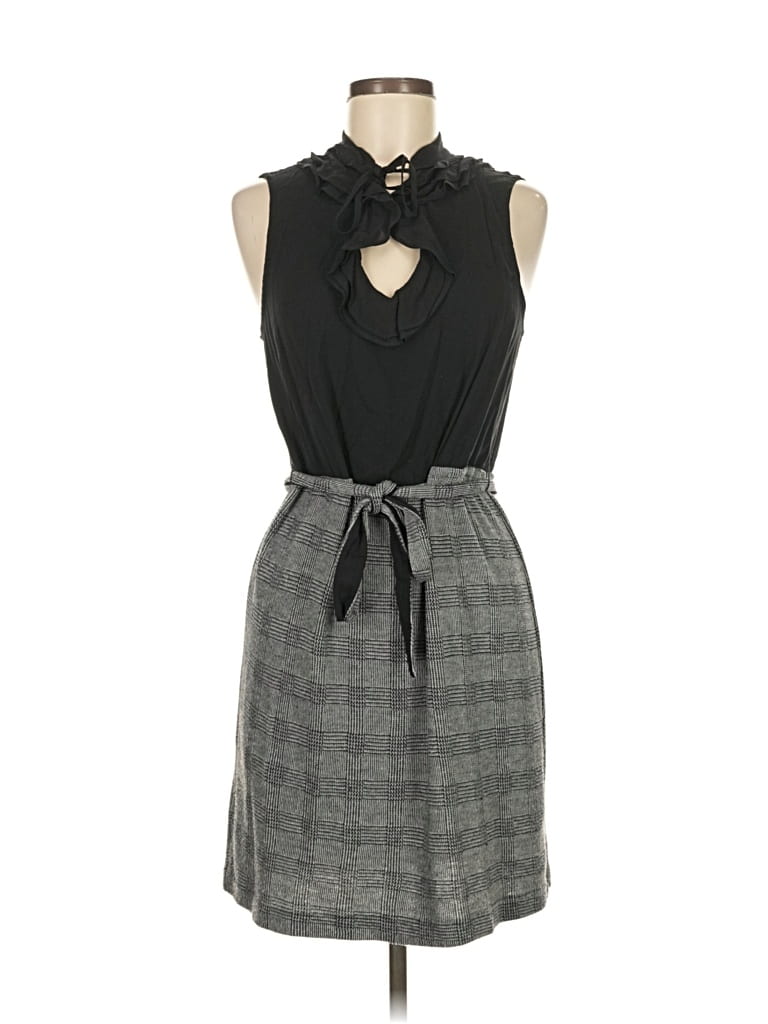Pre-owned Ella Moss Casual Dress In Gray