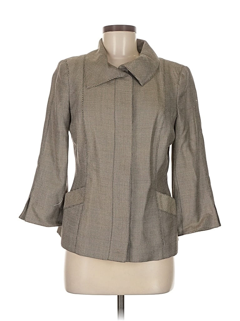 Click to view more detailed imagery on our partner's website Pre-owned Carlisle Wool Blazer Jacket In Gray